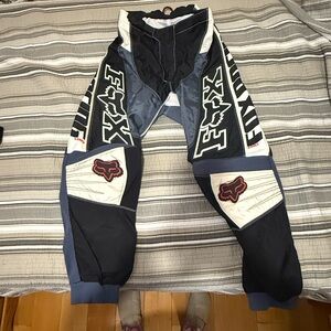 Fox Black and White Racing Gear